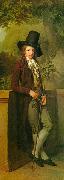 TISCHBEIN, Johann Heinrich Wilhelm Portrat des Herrn Chatelain oil painting